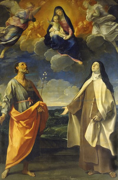 The Virgin and Child with Saint Anthony and Saint Teresa by Guido Reni